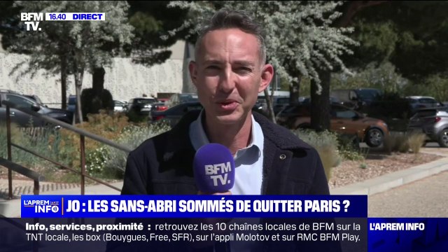 Sans-abris sommés de quitter Paris pour les J.O: Avec ces propositions, il n'y a rien de pérenne, rien de sérieux pour Ian Brossat (adjoint PCF à la maire de Paris)