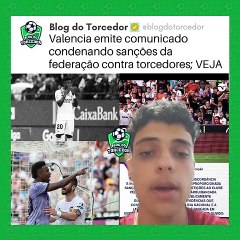 VALENCIA emite comunicado condenando sanções da federação contra torcedores; VEJA NOTA