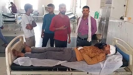 बाइक चालक के सिर पर अचानक लगी ईंट...इतने में बेहरमी से मारपीट कर भागे लुटेरे