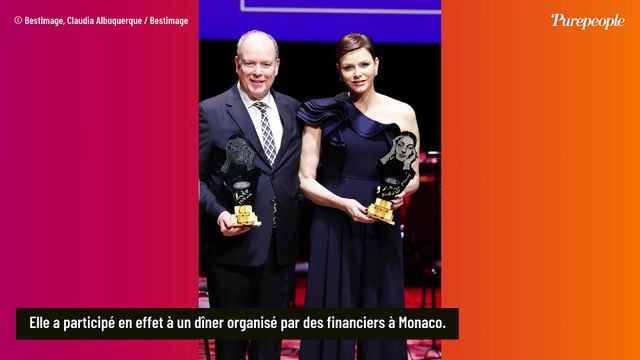 Charlene de Monaco : Sublime sirène épaule dénudée, elle brille de mille feux aux côtés du prince Albert, ultra-chic