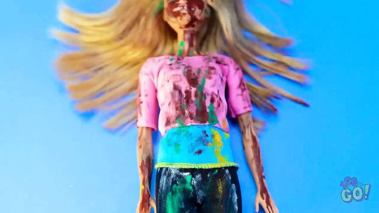 DOLL HAIRSTYLE BATTLE   Wednesday Addams vs Enid ll  Extreme Makeover  Mini Crafts by 123 GO