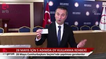 28 Mayıs Cumhurbaşkanı Seçimi için 5 adımda oy kullanma rehberi