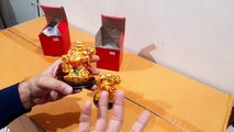 Unboxing and Review of Feng Shui Laughing Buddha Idol Decorative Showpiece for Money, Wealth and Good Luck Decorative Showpiece