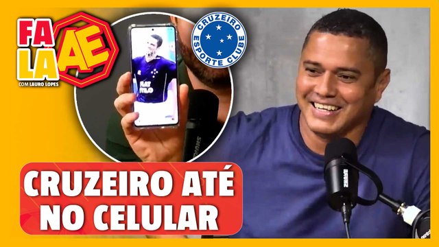 Marcelo Ramos usa foto no Cruzeiro como papel de parede