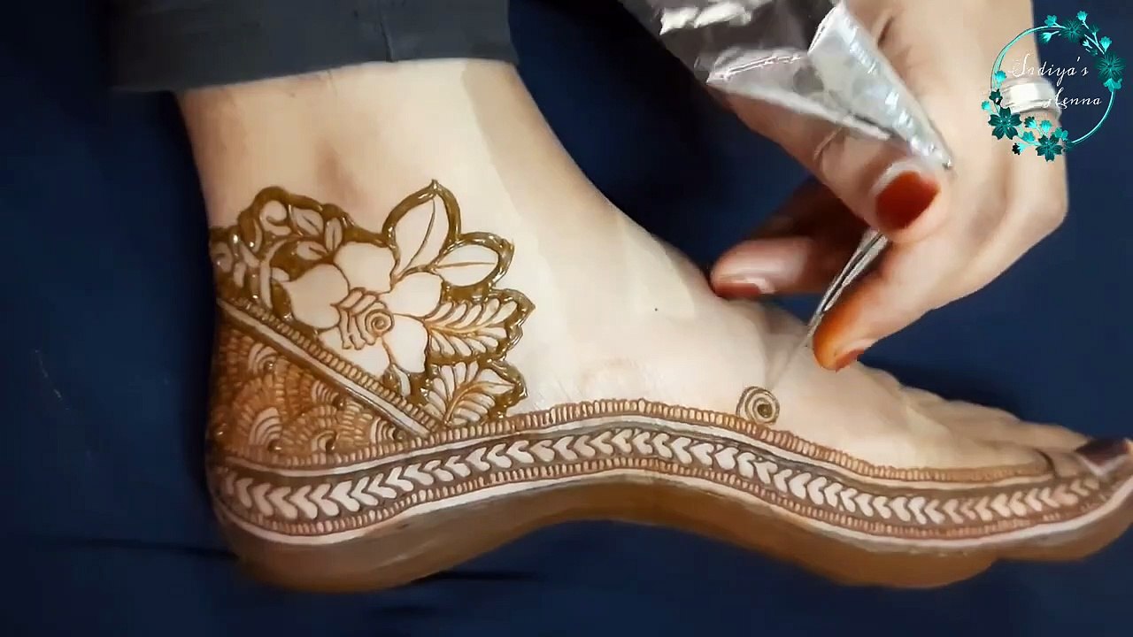 Mehndi class 21 | Bridal leg Mehndi design | engagement Mehndi | Mehndi tutorial