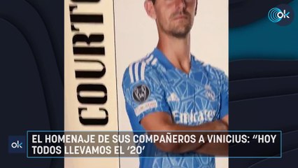 El homenaje de sus compañeros a Vinicius: “Hoy todos llevamos el ‘20’