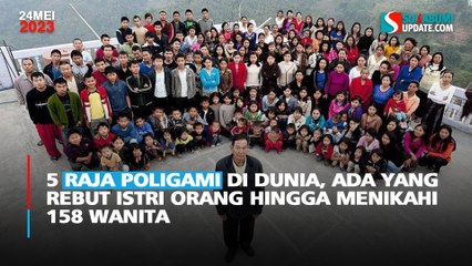 5 Raja Poligami di Dunia, Ada yang Rebut Istri Orang hingga Menikahi 158 Wanita