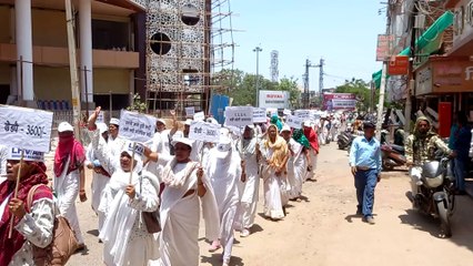 एएनएम और एलएचवी ने निकाली आक्रोश रैली