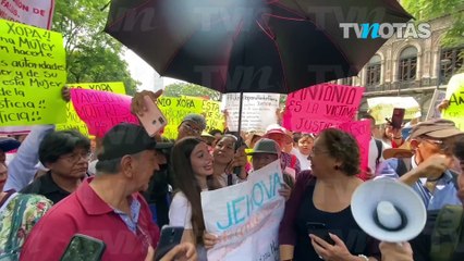 Daniela Parra marcha para exigir justicia en apoyo de su papá Héctor 'N'