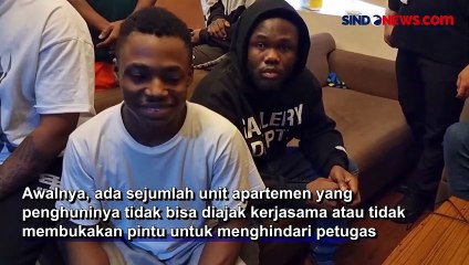 Terjaring Razia Imigrasi, WNA Sembunyi di Kolong Tempat Tidur hingga di Balkon Apartemen