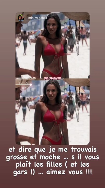 On la voit vêtue d'un maillot de bain rose, plus belle que jamais.Vanessa Demouy divulge une photo d'archive sur son compte Instagram.