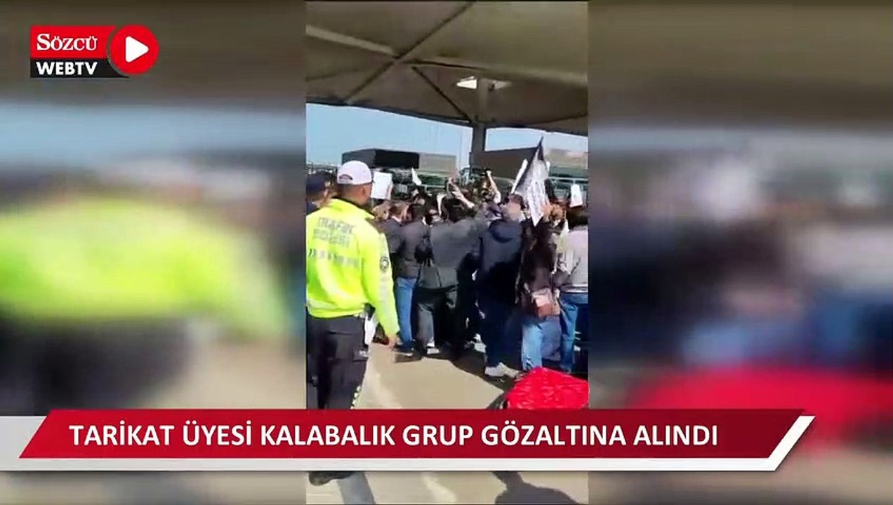 Avrupa'ya geçmek isteyen tarikat üyesi kalabalık grup gözaltına alındı