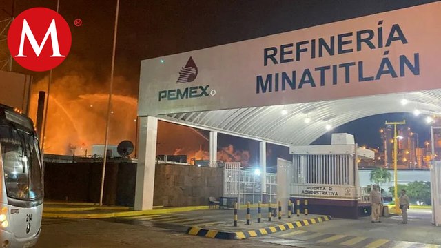 Dan de alta a uno de los trabajadores lesionados tras explosión en refinería de Pemex en Minatitlán