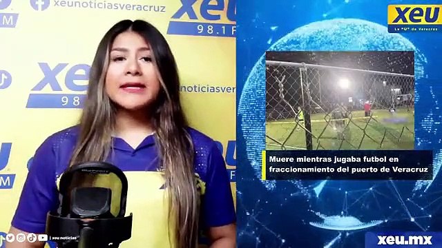 Muere mientras jugaba futbol en fraccionamiento del puerto de Veracruz