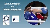 Brian Arregui (ARG) vs Delante Johnson (USA) / Boxeo welter (-69kg) / Tokio 2020