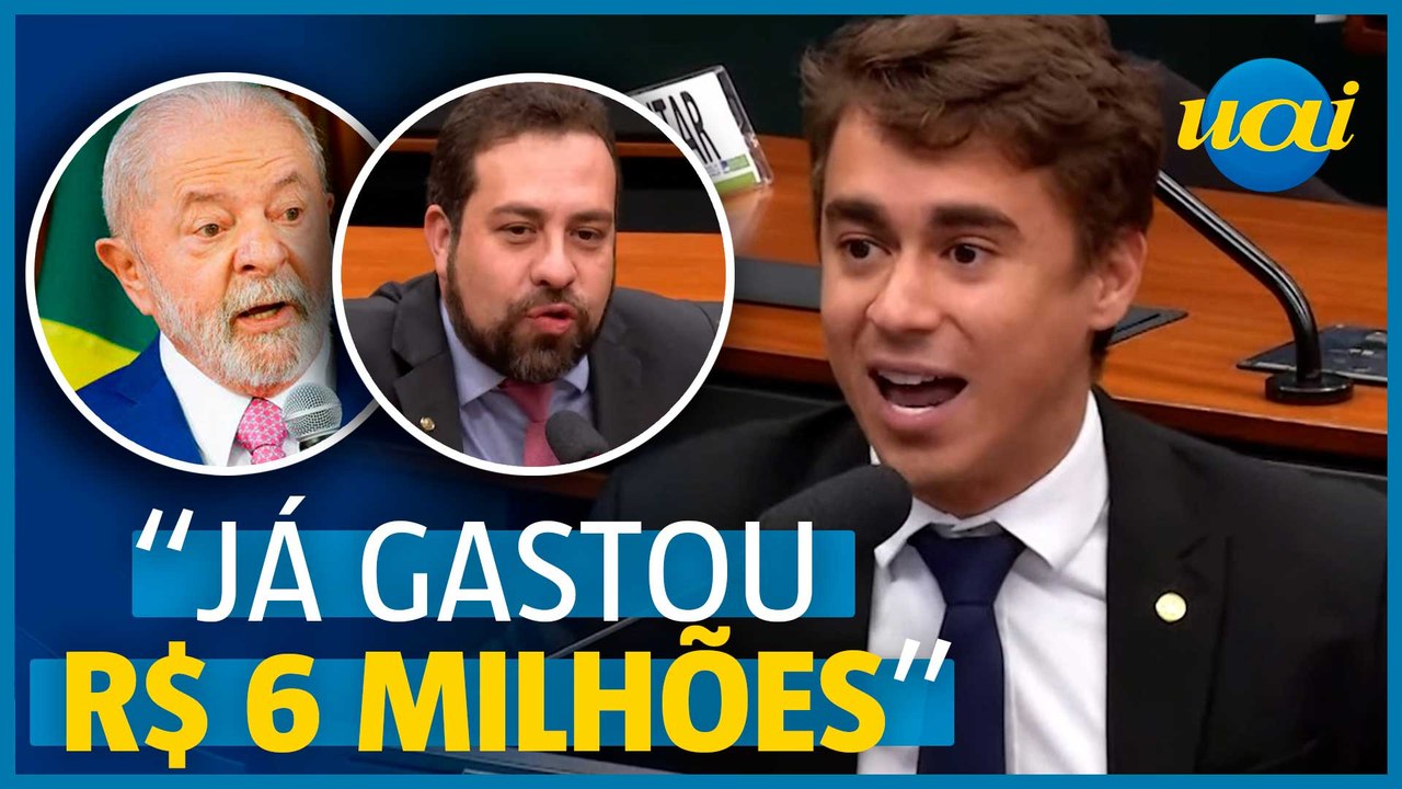 Nikolas Ferreira critica viagens de Lula; Boulos rebate