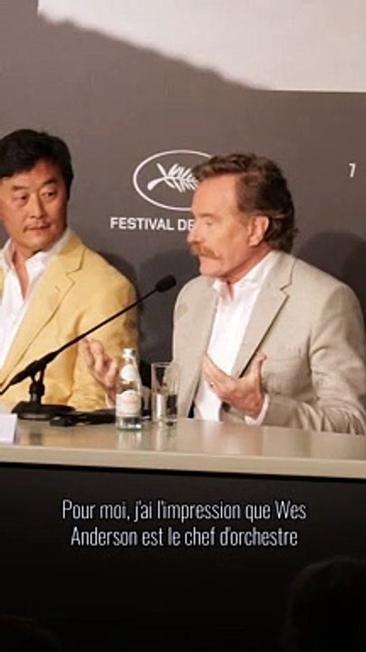 Bryan Cranston en conférence de presse, lors du Festival de Cannes.