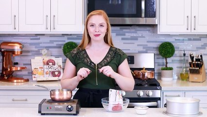 No-Bake Vanilla Cheesecake with Raspberry Swirls _ Easy & Delicious!