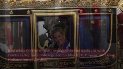 Accident Involving Duchess Sophie's Escort: 81-Year-Old Has Died