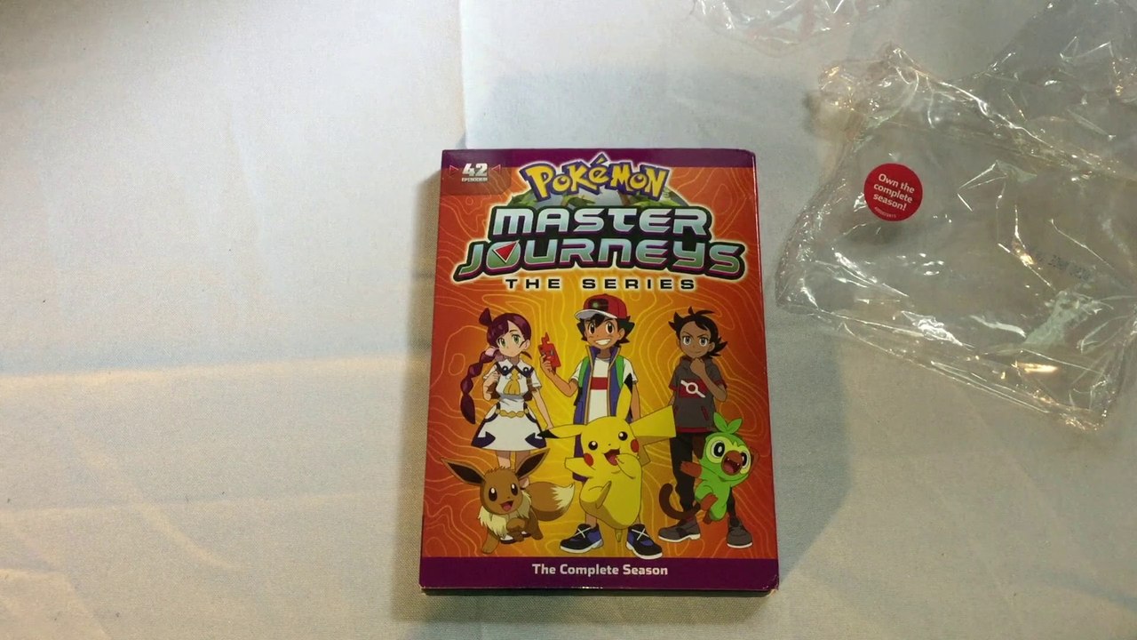 Pokemon: The Series Master Journeys The Complete Season DVD Unboxing