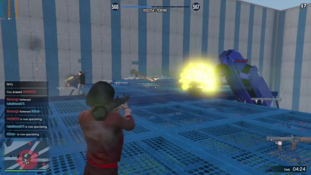 Grand Theft Auto 5 I GTA 5 Oline Gameplay RPG VS Insurgent Cars Hard And Funny Moments