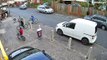CCTV shows e-bike teens riding outside convenience store on day of their deaths. Kyrees Sullivan and Harvey Evans died on 22nd May after being knocked off their bike in Cardiff.