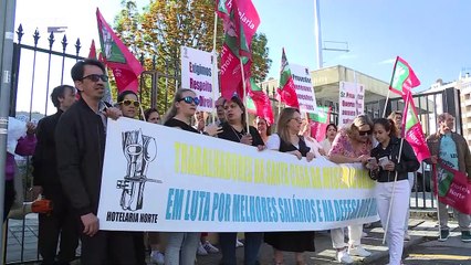 Trabalhadores da Misericórdia de Gaia em greve