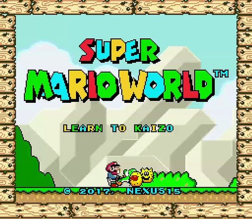 Super Mario World Learn 2 Kaizo online multiplayer snes Vidéo