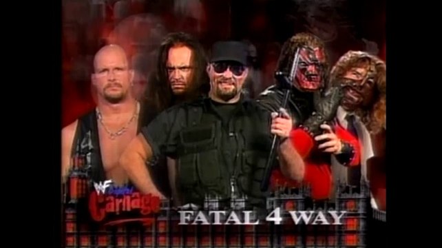 Stone Cold Steve Austin vs. The Undertaker vs. Kane vs. Mankind (WWF Capital Carnage 1998)