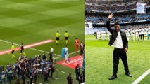 Vinicius Jr received standing ovation from Real Madrid players and fans at Santiago Bernabeu