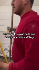 Réglage de la mire laser