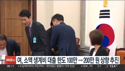 국민의힘 민생특위, 소액생계비 대출 한도 100만→200만 원 상향 추진