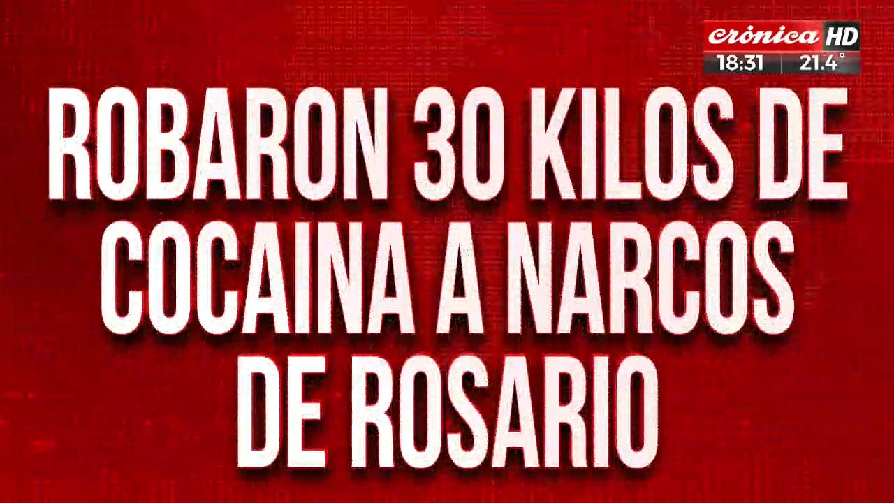 Robaron 30 kilos de cocaína a narcos de Rosario: "Los vamos a matar a todos"