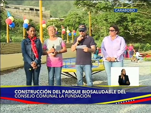 Gob. del edo. Carabobo realiza la construcción de un Parque Biosaludable en el mcpio. Naguanagua