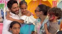 مجدداً بعد الطلاق… تامر حسني وبسمة يحتفلان بعيد ميلاد ابنتهما الثانية تاليا