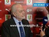 Finale Coppa Italia intervista Aurelio De Laurentiis 24/5/23