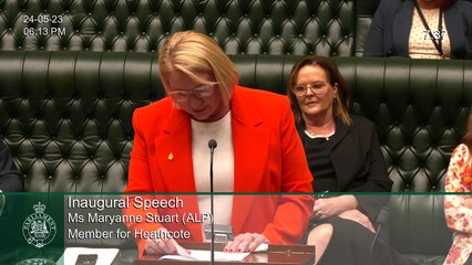Heathcote MP Maryanne Stuart's inaugural speech - Illawarra Mercury - May 2023