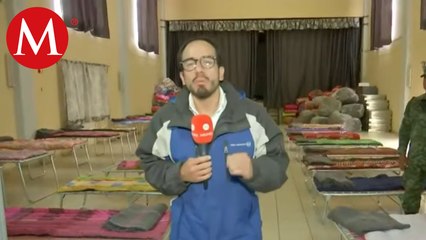 Instalan albergues en Huejotzingo en caso de que el volcán Popocatépetl tenga actividad