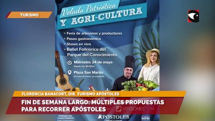 Fin de semana largo: múltiples propuestas para recorrer Apóstoles