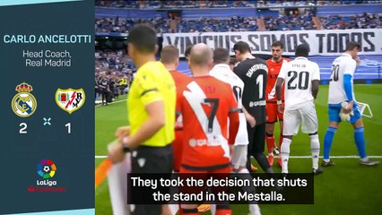 Ancelotti encouraged by Valencia punishment and Tebas apology after Vinicius racism case