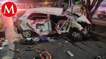 Conductor ebrio mató a dos jóvenes luego de pasarse un alto en Guanajuato