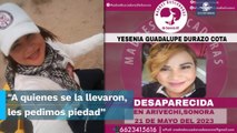 Yesenia Guadalupe Durazo, madre buscadora de Sonora, es reportada como desaparecida por Ceci Flores