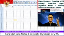 Cara Olah Data Statistik Deskriptif Partisipan di SPSS - Gilang Mbsnags