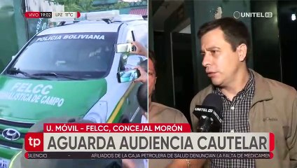 Concejal Morón envía un mensaje al alcalde y sus colegas instalan vigilia en la Felcc