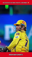 MS Dhoni NOT RETIRING from IPL CONFIRMED? |MS Dhoni on CSKK Retirement News Facts #shorts