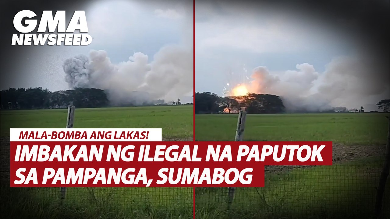 Imbakan ng ilegal na paputok sa Pampanga, sumabog | GMA News Feed