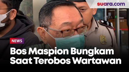 Bos Maspion Pilih Bungkam Saat Terobos Kepungan Wartawan di Gedung KPK