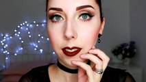 ☽ GOLD eyes and CHOCOLATE lips   Makeup tutorial