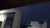 पीसांगन में बारिश, चने के आकार के गिरे ओले