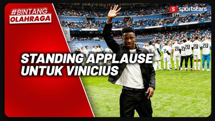 Dukung Vinicius, Fans Real Madrid Beri Standing Applause Menit ke-20